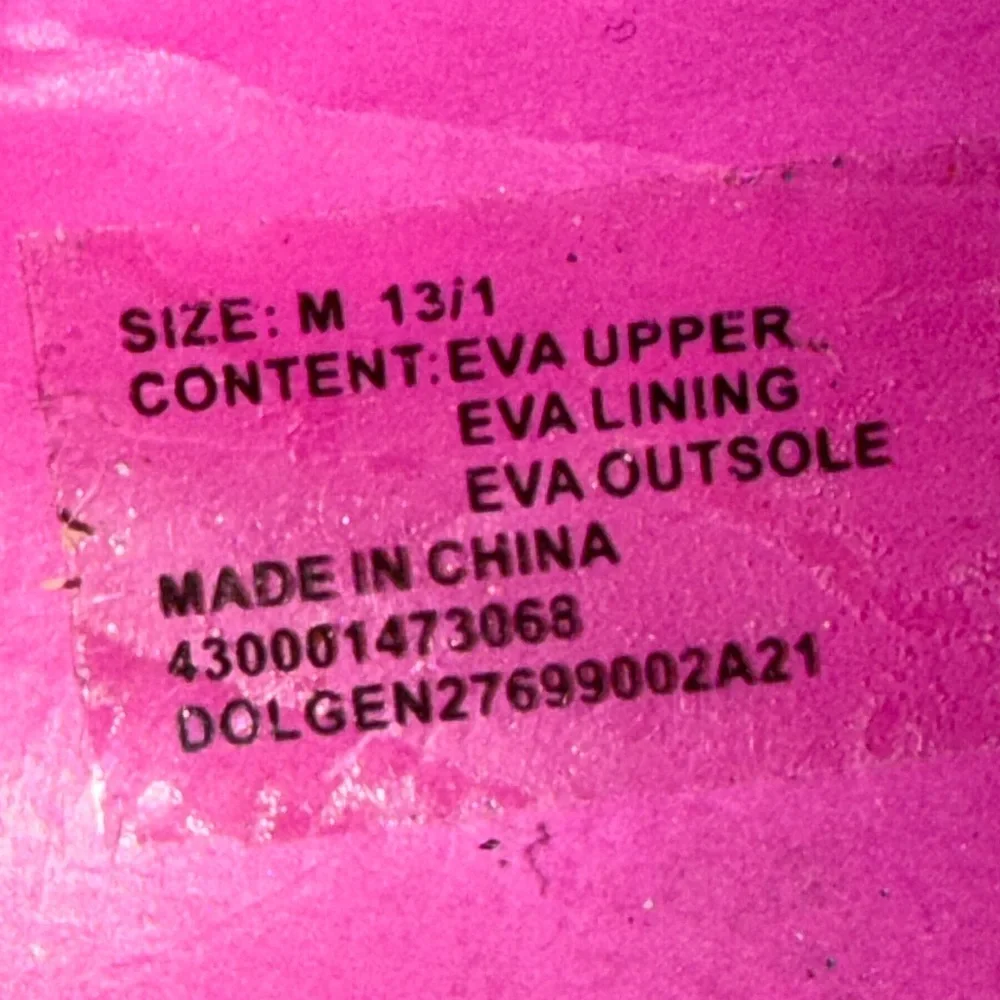 Girls' Pink Sandals‎ Bobbie Brooks Size 13/1